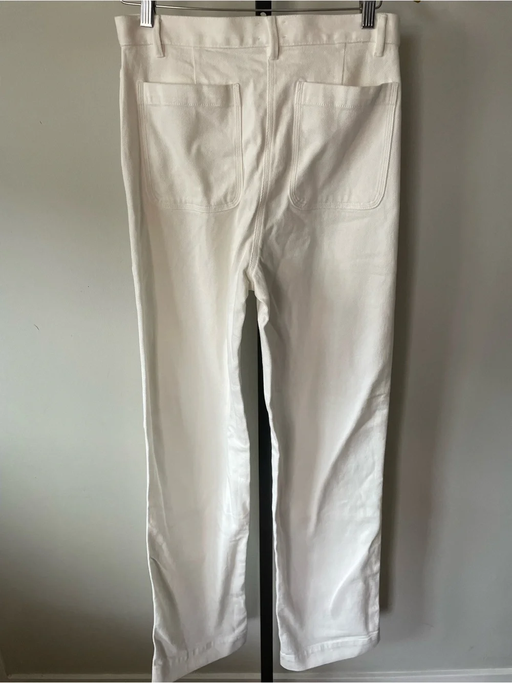 Wilfred High-Rise Straight-Leg Jeans in Off-White - Picture 3 of 11